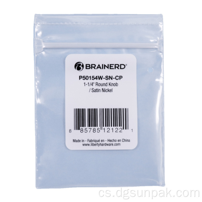 plastový obalový sáček se snadnou odtrhávací linkou